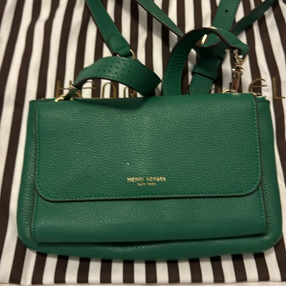 Henri Bendel crossbody 3 in 1 handbag, Kelly green - Picture 3 of 11